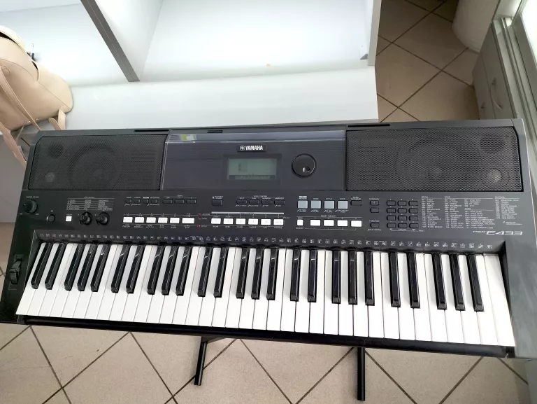 KEYBOARD YAMAHA PSR E433 ZASILACZ STOJAK MODULATOR