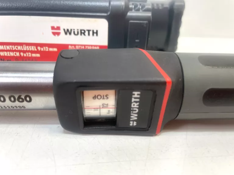 KLUCZ DYNAMOMETRYCZNY Z WYMIENNĄ GŁOWICĄ WURTH 12-60NM 0714 750 060