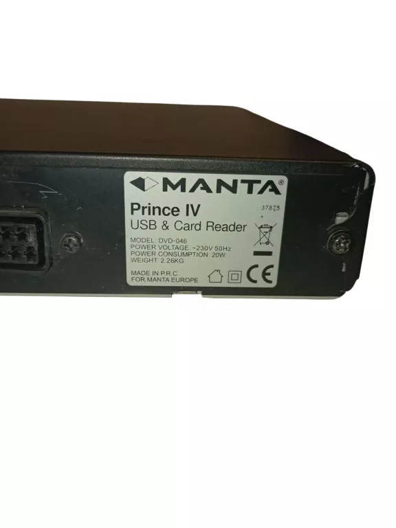 ODTWARZACZ DVD MANTA PRINCE 4