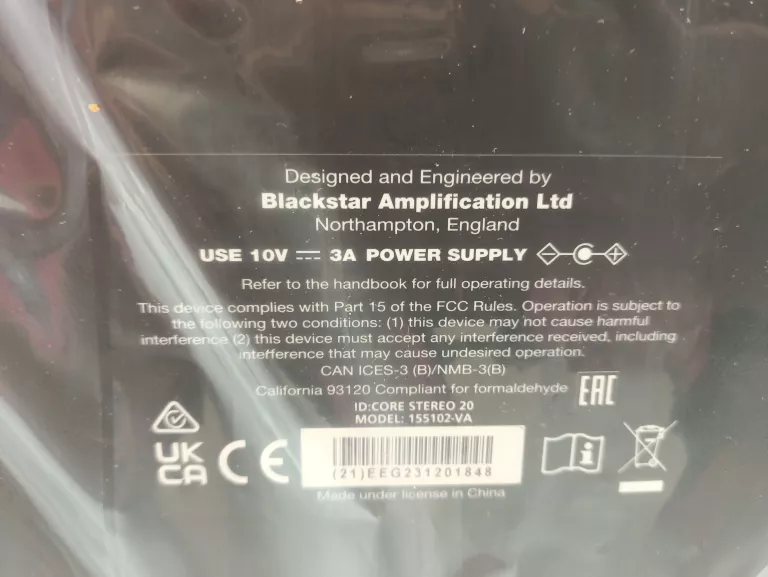BLACKSTAR ID:CORE 20 V4 STEREO 2X5 COMBO WZMACNIACZ GITAROWY USB-C