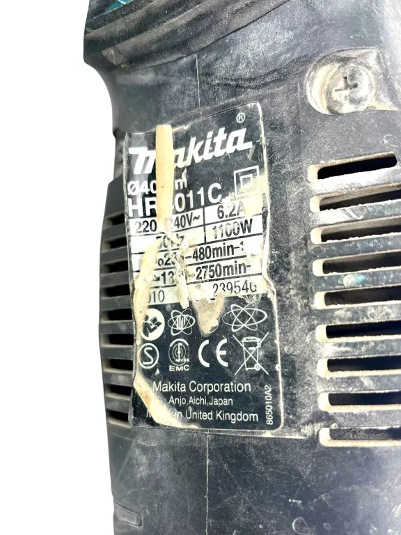 MŁOTOWIERTARKA MAKITA HR4011C + AKCESORIA