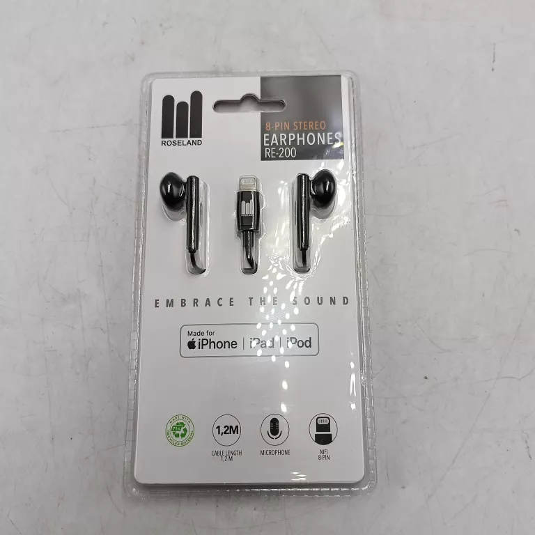 SŁUCHAWKI DOUSZNE IPHONE KABEL