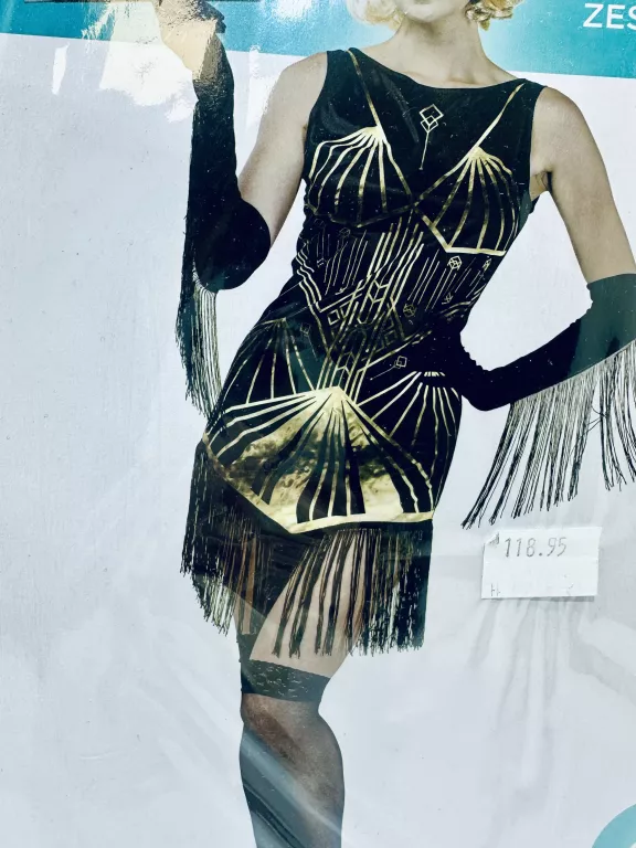 STRÓJ DLA DOROSŁYCH "FLAPPERKA - RETRO LATA 20TE", GODAN, ROZM. S
