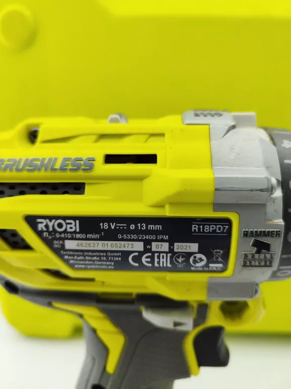RYOBI R18PD7-220B WKRĘTARKA UDAROWA BEZSZCZOTKOWA 85NM + AKU + WALIZKA