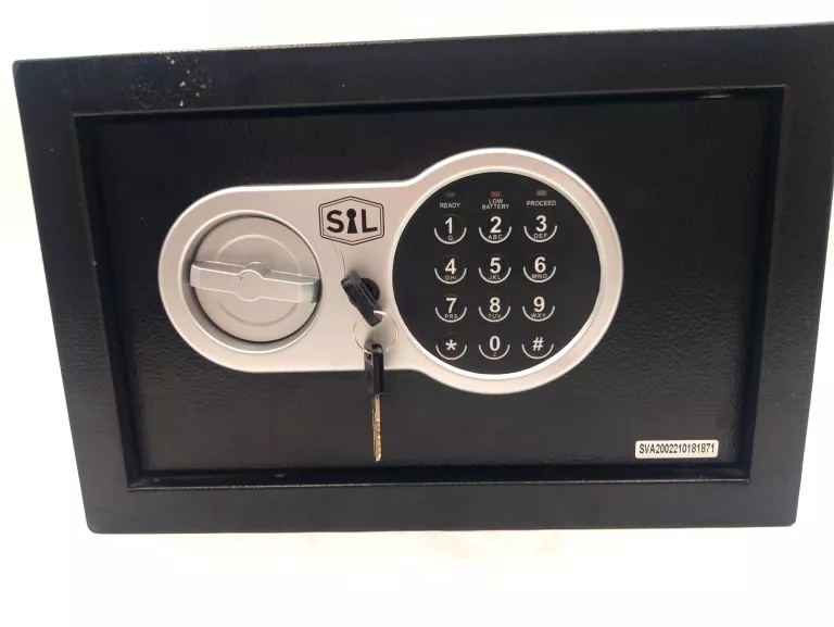 SEJF ELEKTRONICZNY SMITH & LOCKE 200X310X200 M 2 KLUCZE