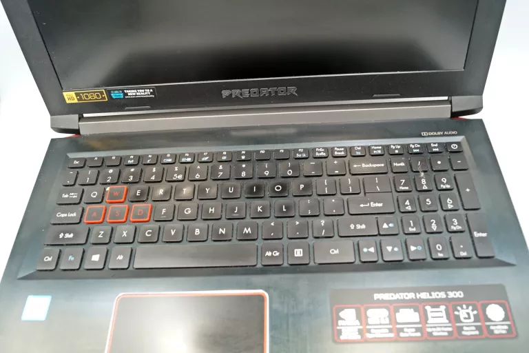 LAPTOP ACER PREDATOR HELIOS 300 I7-8750H 8GB/128GB/1TB GTX 1050 TI