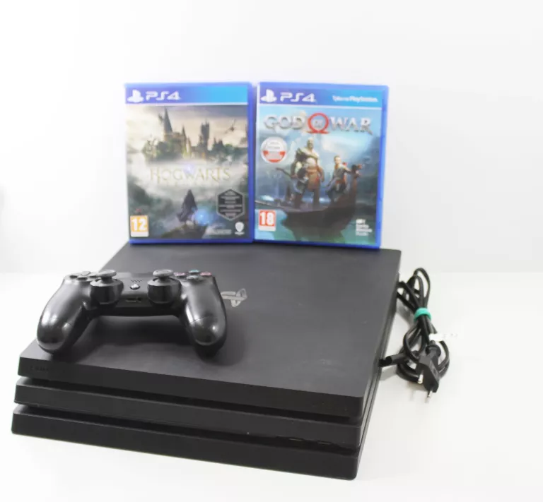 KONSOLA PS4 PRO 1TB PAD + GRY: HL, GOW