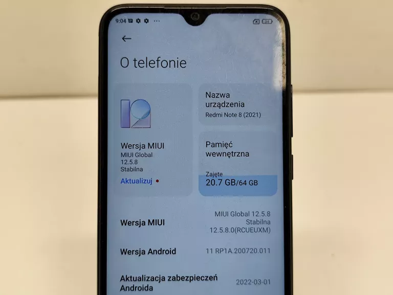 TELEFON XIAOMI REDMI NOTE 8 (2021)