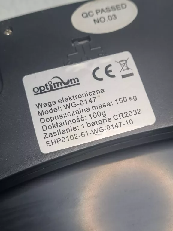 WAGA ŁAZIENKOWA OPTIMUM WG-0147