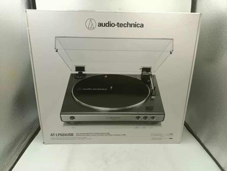 GRAMOFON AUDIO-TECHNICA AT-LP60XUSB CZARNY PUDEŁKO