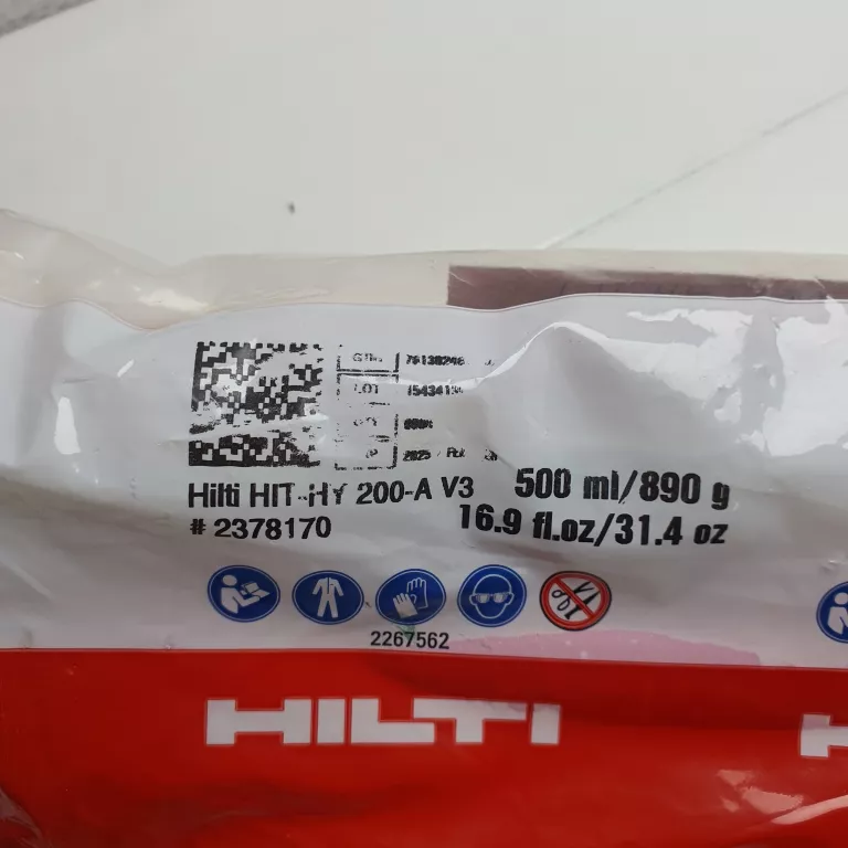 HILTI KOTWA CHEMICZNA HIT-HY 200-A V3 500ML