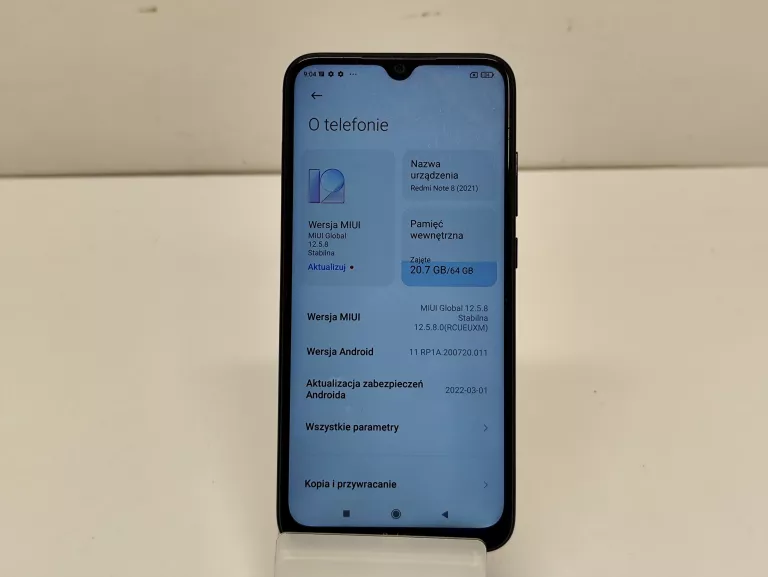 TELEFON XIAOMI REDMI NOTE 8 (2021)