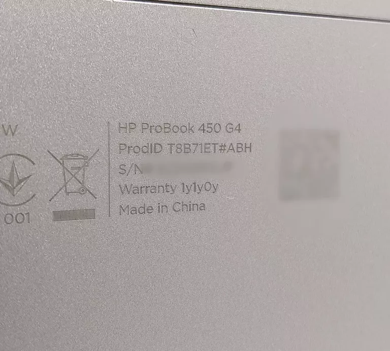 LAPTOP HP PROBOOK 450 G4 I5 8/128GB + ZASILACZ