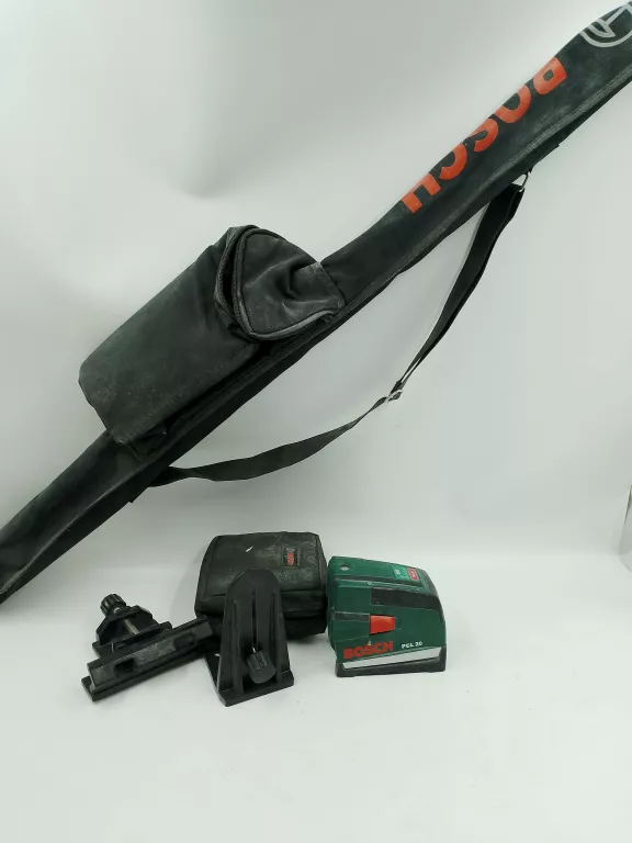 BOSCH ZESTAW LASER KRZYŻOWY PCL20 STATYW UCHWYT ŚCIENNY