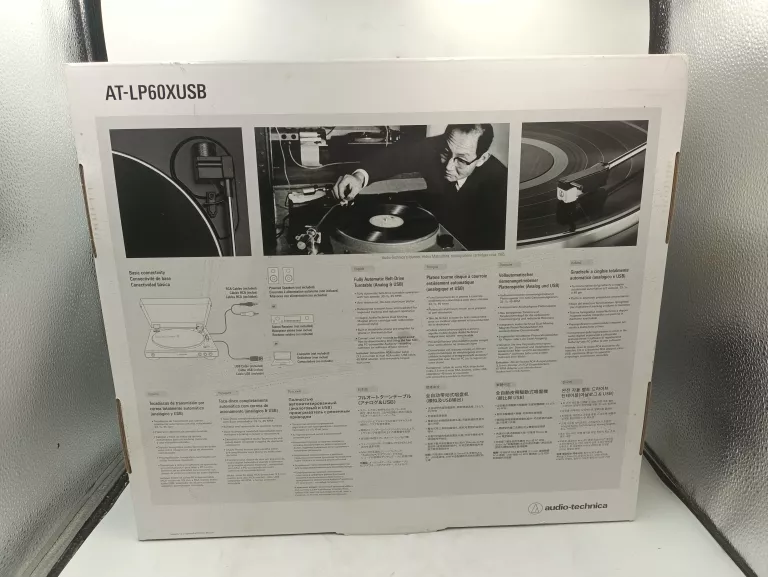 GRAMOFON AUDIO-TECHNICA AT-LP60XUSB CZARNY PUDEŁKO