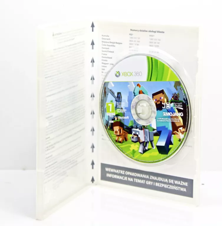 GRA NA XBOX 360 MINECRAFT XBOX 360 EDITION