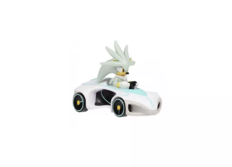 POJAZD SONIC THE HEDGEHOG TEAM RACING SREBRNY SAMOCHÓD