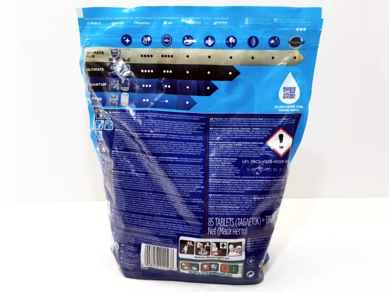 FINISH TABLETKI DO ZMYWARKI POWER ALL IN 1 FRESH 85SZT