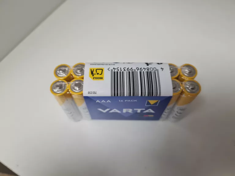 BATERIA ALKALICZNA VARTA AAA (R3) 16 SZT.