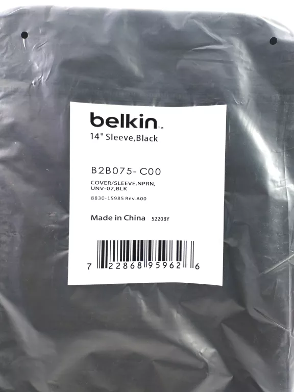 TORBA DO MACBOOK AIR 13, DO LAPTOPÓW 14 CALI DO 37 X 27 CM, BELKIN SLEEVE
