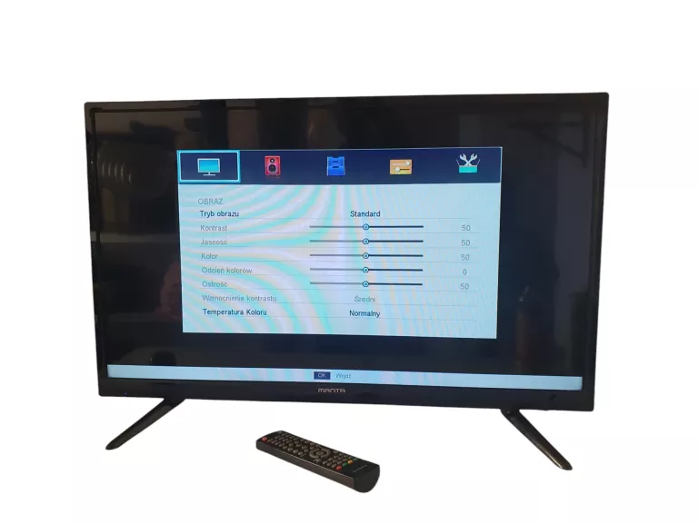 TELEWIZOR LED MANTA LED3204 31,5" HD READY CZARNY LED3204