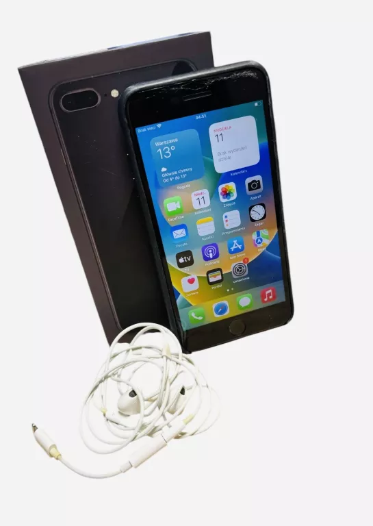 TELEFON APPLE IPHONE 8 PLUS 64 GB 76% BATERIA MEGA OKAZJA