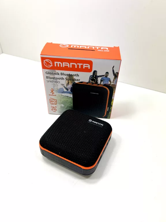 GŁOŚNIK BLUETOOTH PRZENOŚNY Z RADIEM MANTA SPK01GO MP3 USB FM
