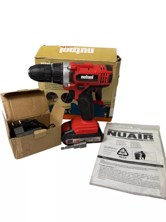 WKRĘTARKA NUTOOL RED 18V KOMPLET