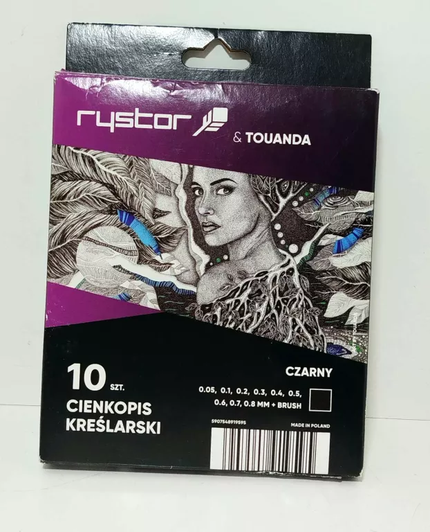 CIENKOPIS KREŚLARSKI RYSTOR 10 SZT. RÓŻNE KOŃCÓWKI