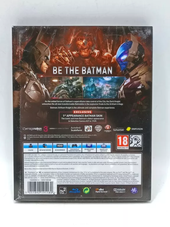 GRA PS4 BATMAN ARKHAM KNIGHT SPECIAL EDITION