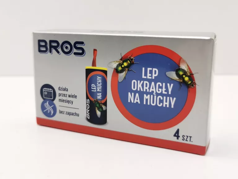 LEP OKRĄGŁY NA MUCHY PRZECIW MUCHOM 4-PAK BROS