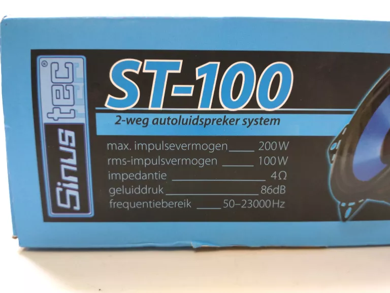 GŁOŚNIKI 10CM 100 WAT RMS ST-100 SINUSTEC
