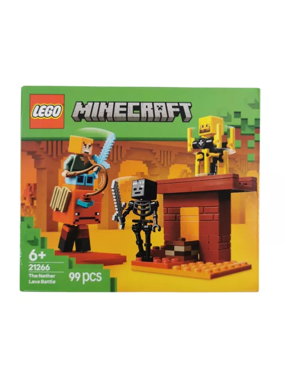 LEGO MINECRAFT 21266 BITWA NA MOŚCIE NETHERU
