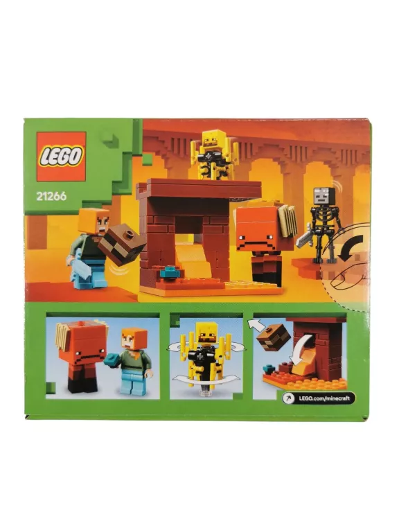 LEGO MINECRAFT 21266 BITWA NA MOŚCIE NETHERU