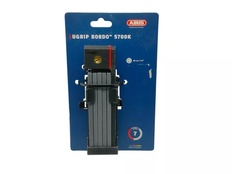 ZAPIĘCIE ROWEROWE ABUS BORDO UGRIP 5700/80 CZARNE