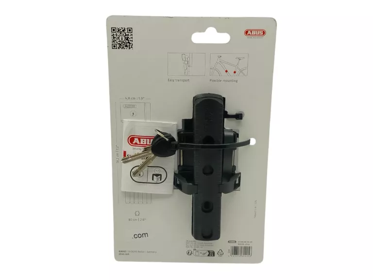ZAPIĘCIE ROWEROWE ABUS BORDO UGRIP 5700/80 CZARNE