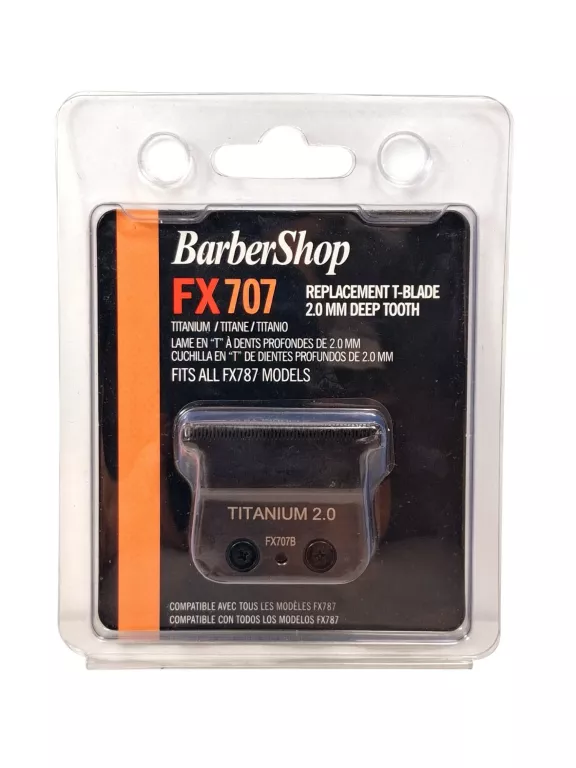 BARBERSHOP FX707 OSTRZE DO T-BLADE TITANIUM 2.0MM