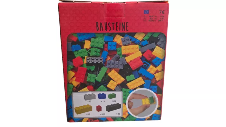 KLOCKI WOOLWORTH BAUSTEINE 250 ELEMENTÓW
