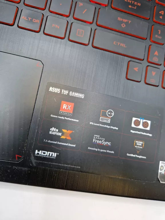 LAPTOP ASUS TUF GAMING FX505DY AMD RYZEN 5 512GB SSD 8GB RAM WIN11 15,6''