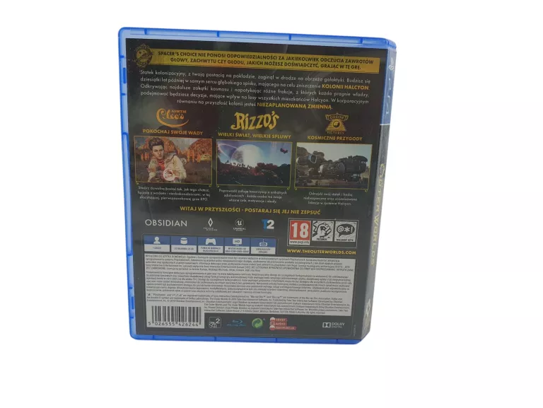 THE OUTER WORLDS SONY PLAYSTATION 4 (PS4)