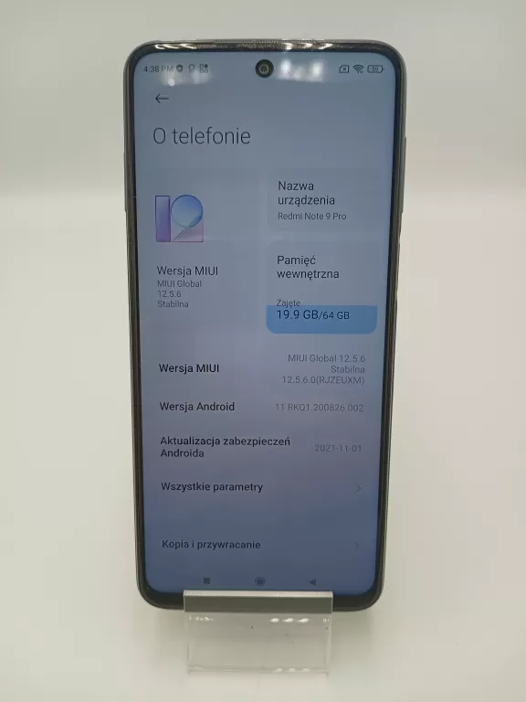 TELEFON REDMI NOTE 9 PRO 6/64 GB