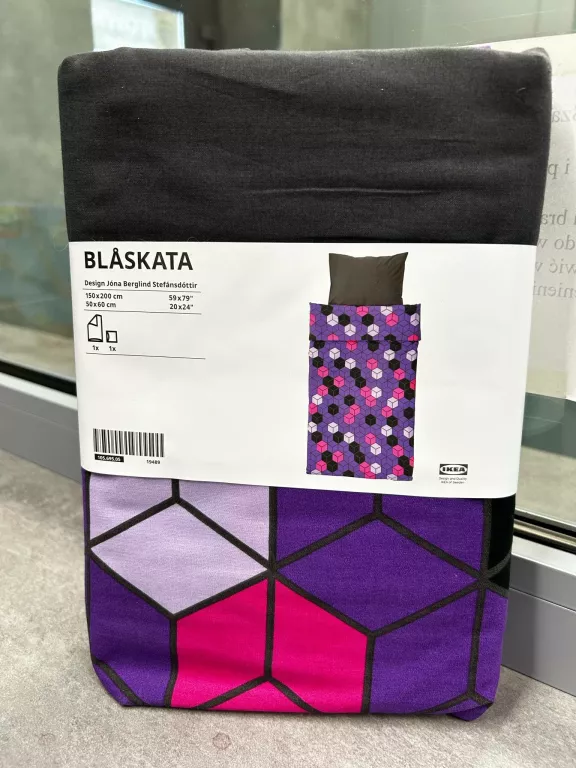 POŚCIEL IKEA BLASKATA 150X200 FIOLETOWA