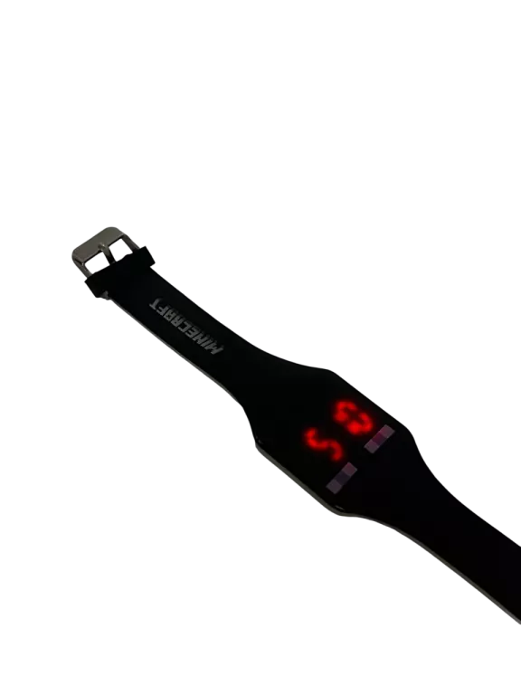 ZEGAREK CYFROWY SILIKONOWY MINECRAFT