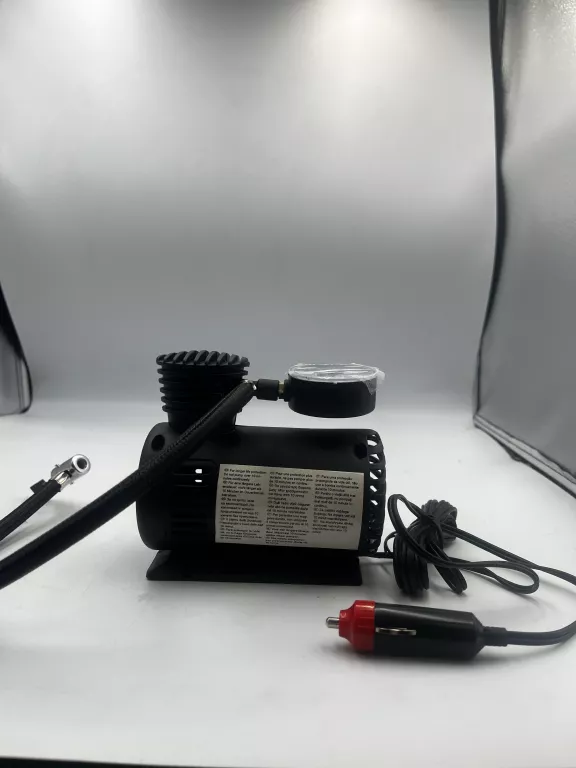 KOMPRESOR SAMOCHODOWY POMPKA SPRĘŻARKA PRZENOŚNA DUNLOP 12V 5BAR + ZASILAC