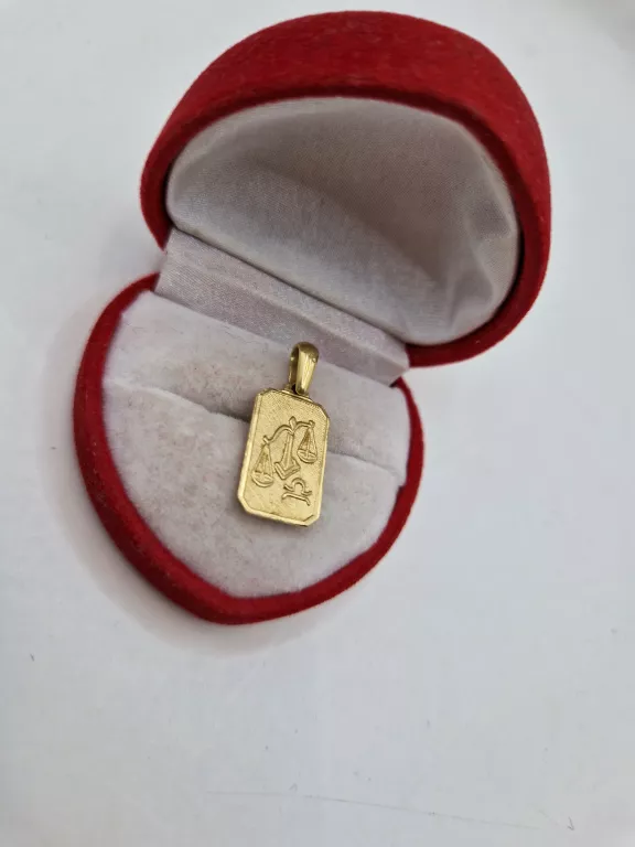 ZŁOTA ZAWIESZKA ZNAK ZODIAKU WAGA P. 585 WAGA 2,09 G