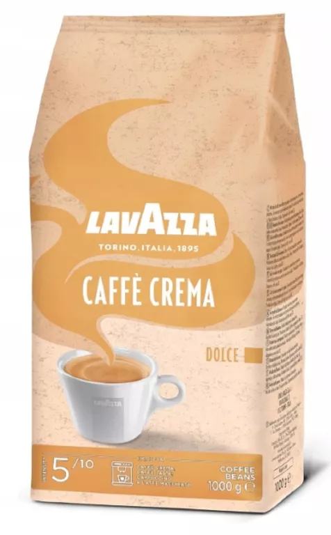 KAWA ZIARNISTA MIESZANA LAVAZZA CAFFE CREMA DOLCE 1KG
