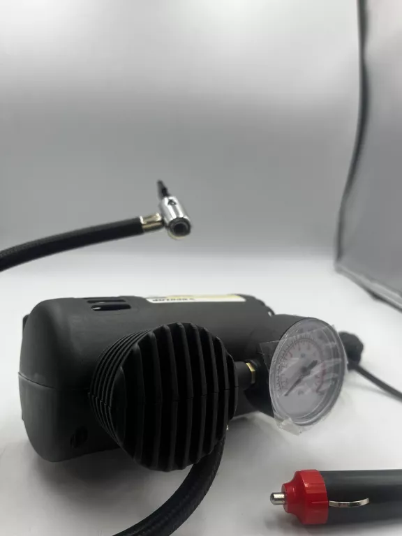 KOMPRESOR SAMOCHODOWY POMPKA SPRĘŻARKA PRZENOŚNA DUNLOP 12V 5BAR + ZASILAC
