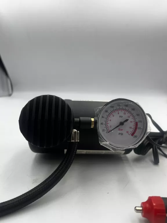 KOMPRESOR SAMOCHODOWY POMPKA SPRĘŻARKA PRZENOŚNA DUNLOP 12V 5BAR + ZASILAC