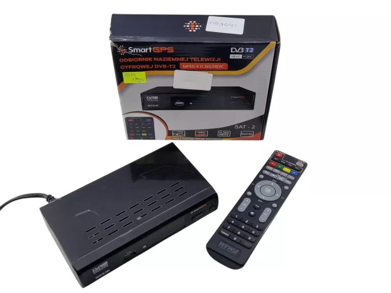 KOMPLETNY DEKODER TELEWIZJI NAZIEMNEJ DVB-T2 SMART GPS