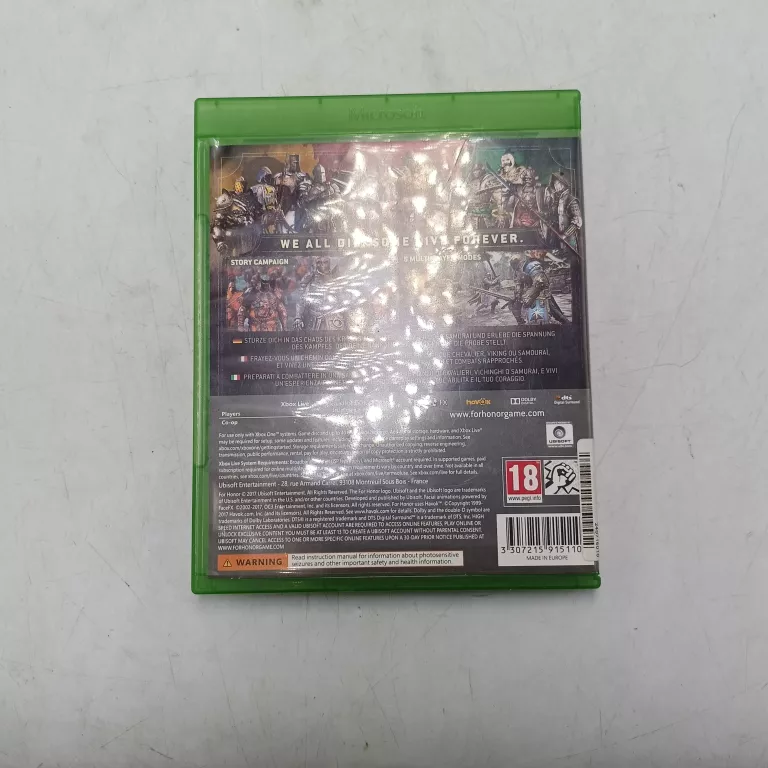 GRA XBOX ONE FOR HONOR